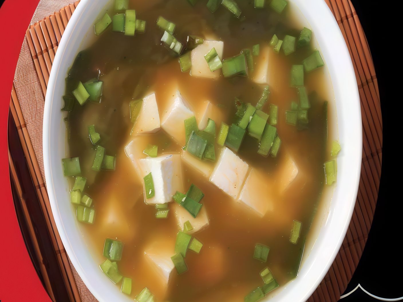 Spicy Shrimp Miso Soup