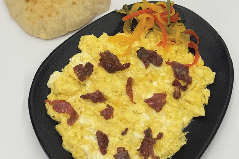 Scrambled Kiri Pastrami