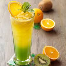 Kiwi With Lemon And Mint Smoothie