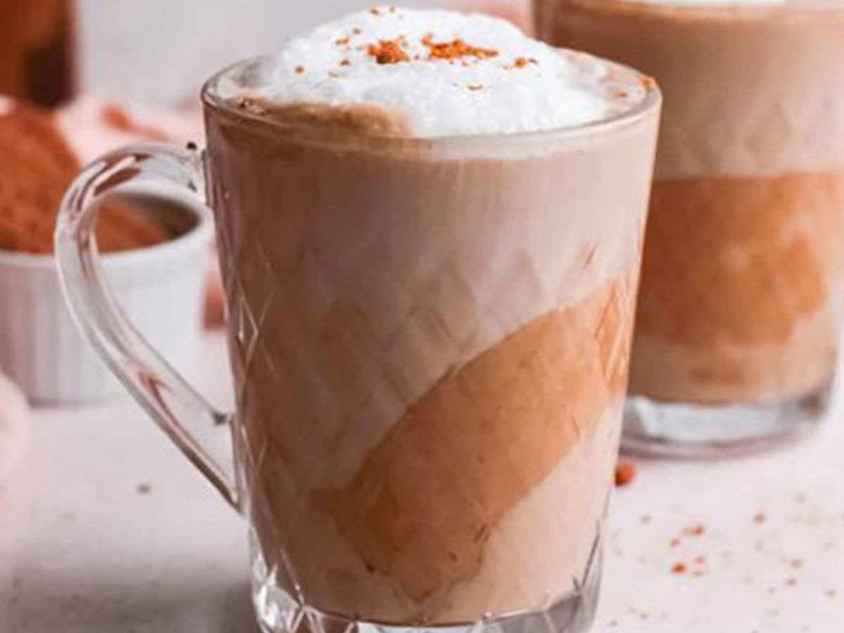 hot lotus latte