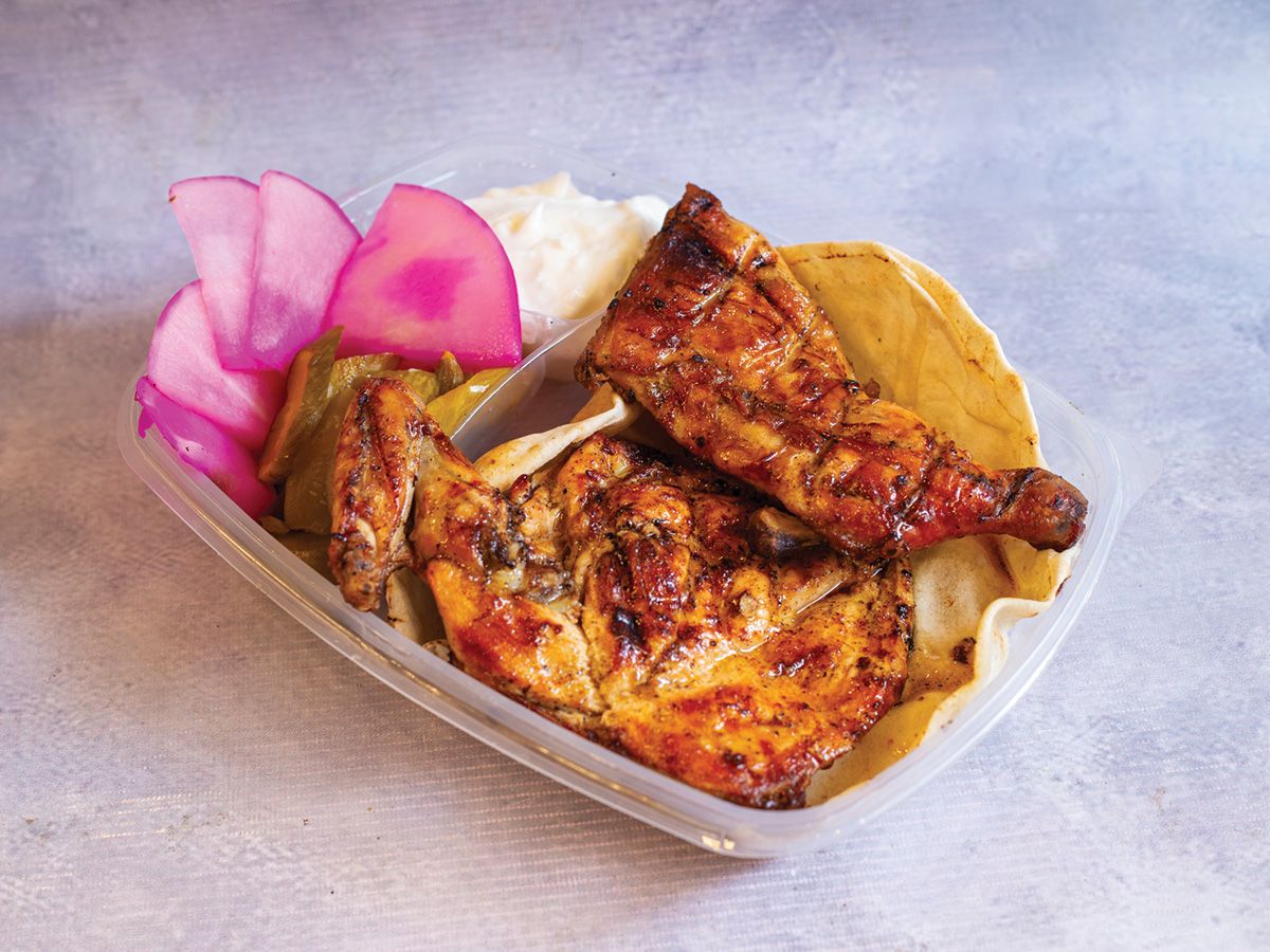 Half Grilled Chicken