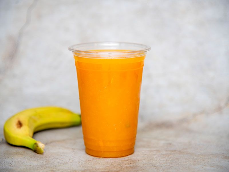 Mango With Banana Juice