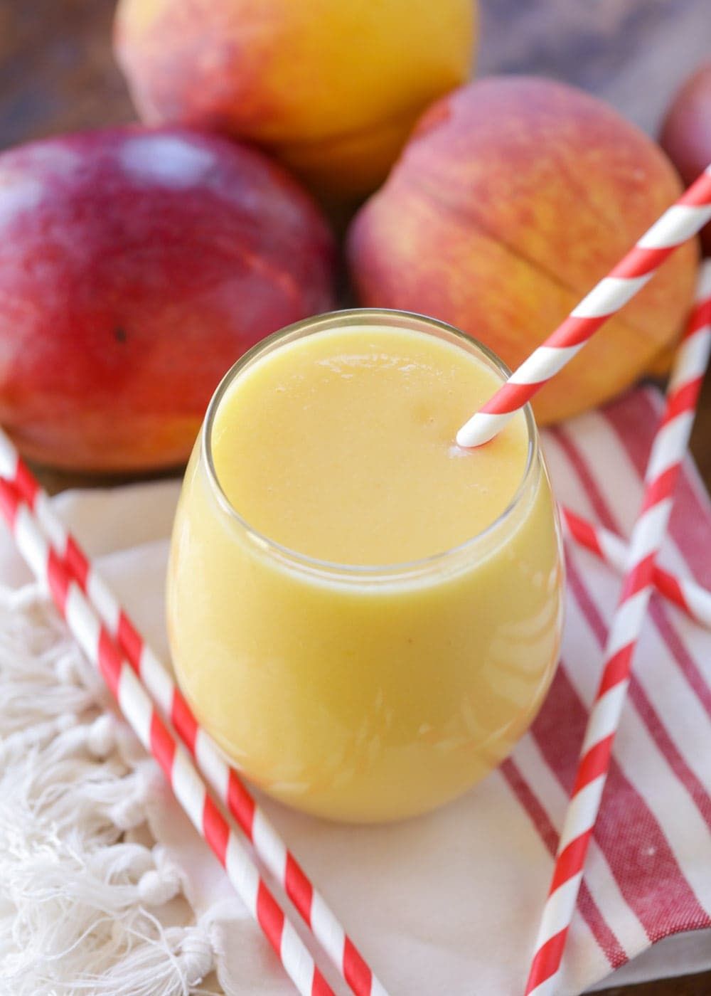 Mango With Peach Juice