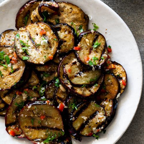 Fried Eggplant Box with Vinegar and Garlic