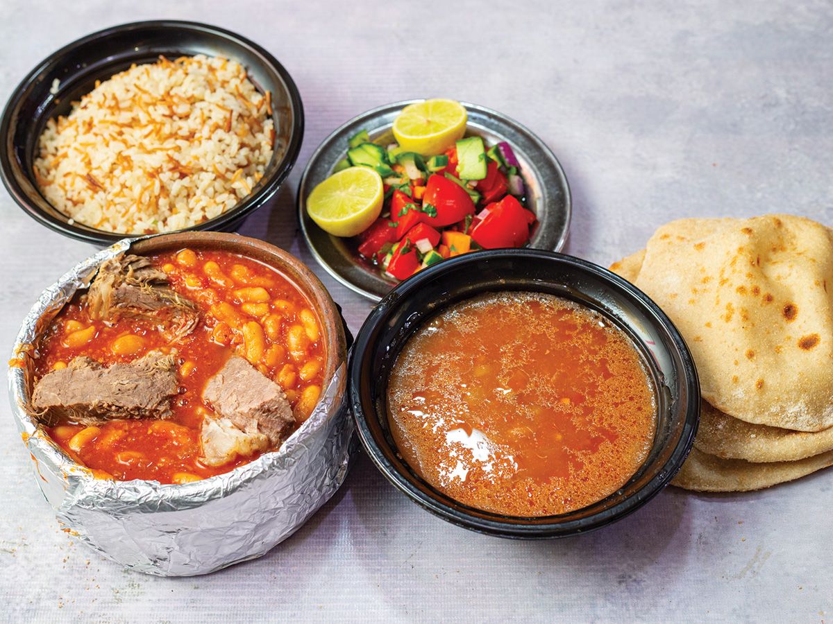Braised meat tagine