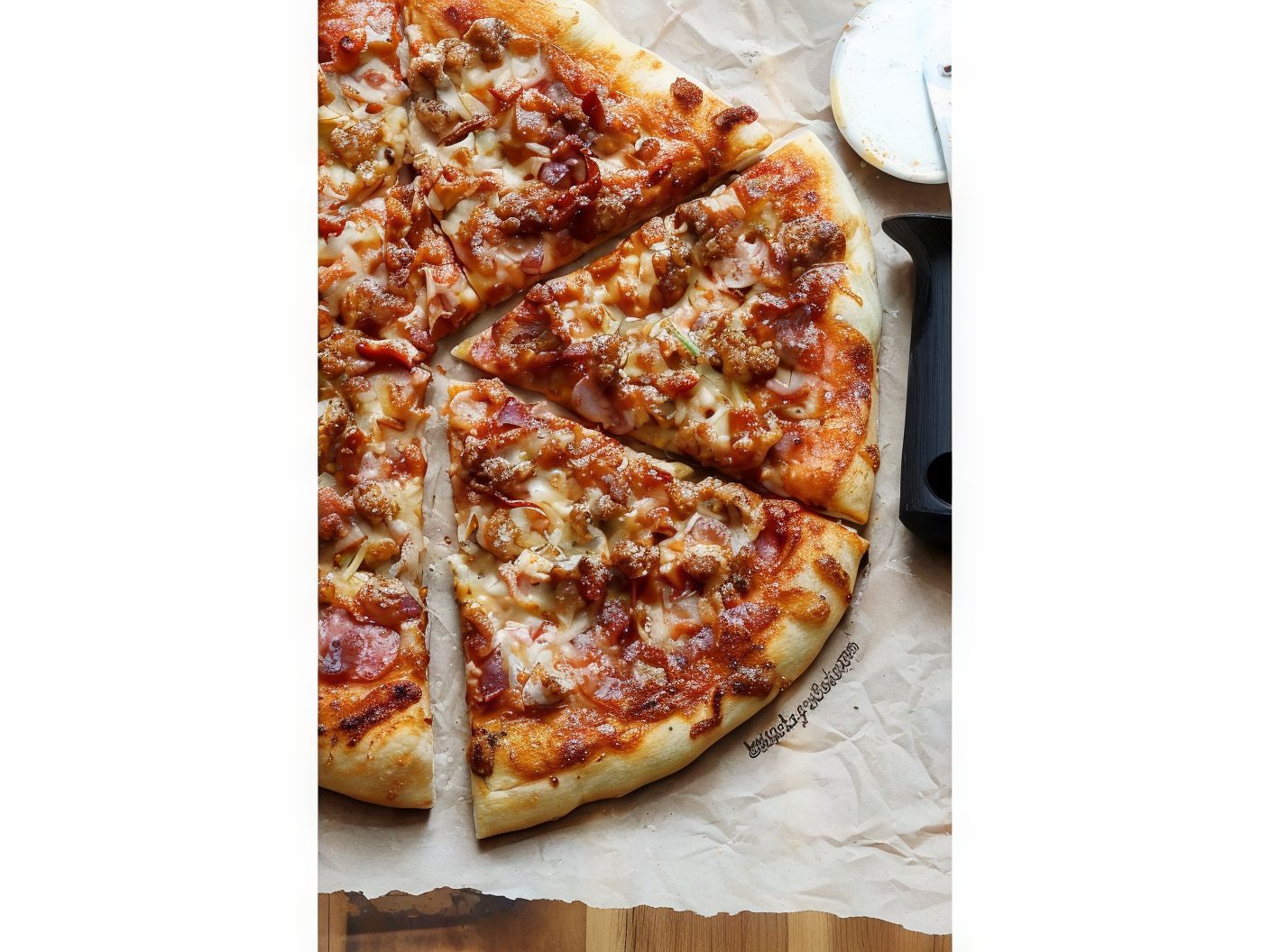 Mix Meat Oriental Pizza