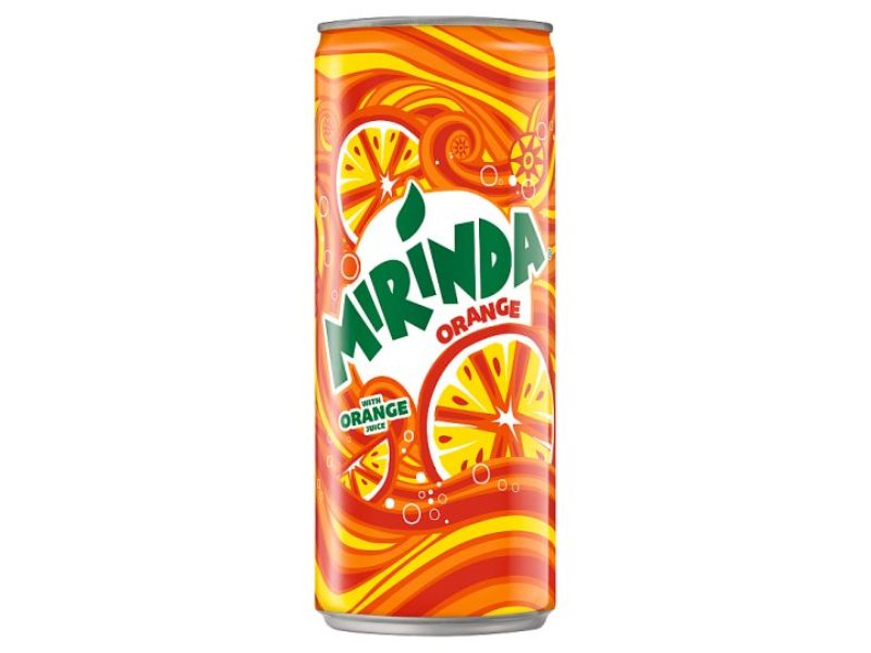 Mirinda Orange Cans