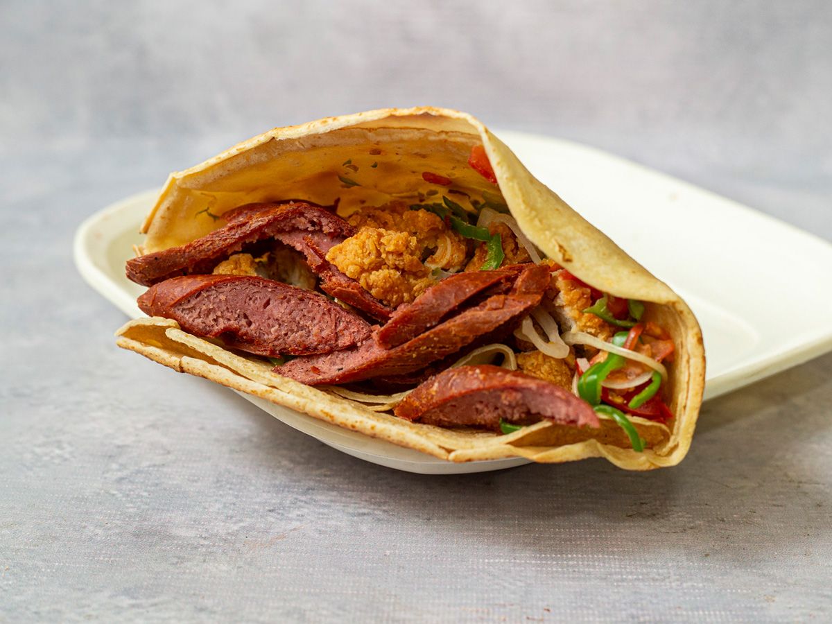 Shish and Sausage Crepe