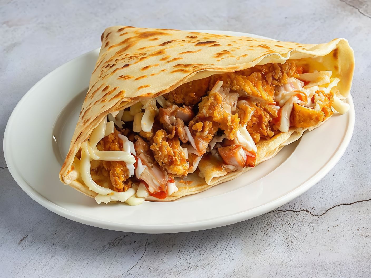 savory crepe and sweet crepe offer