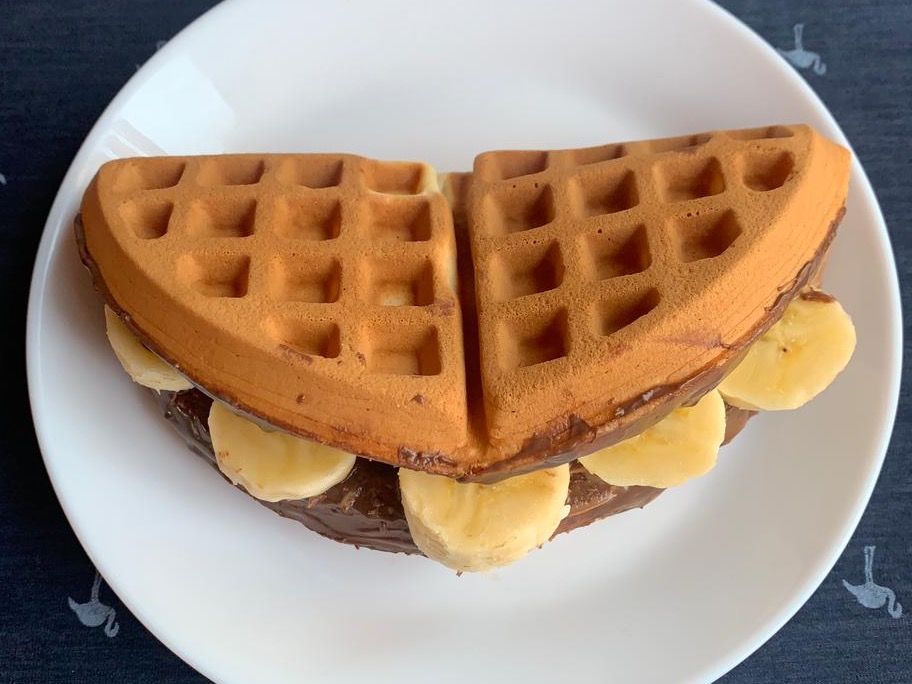 Banana And Peanut Butter Sandwich