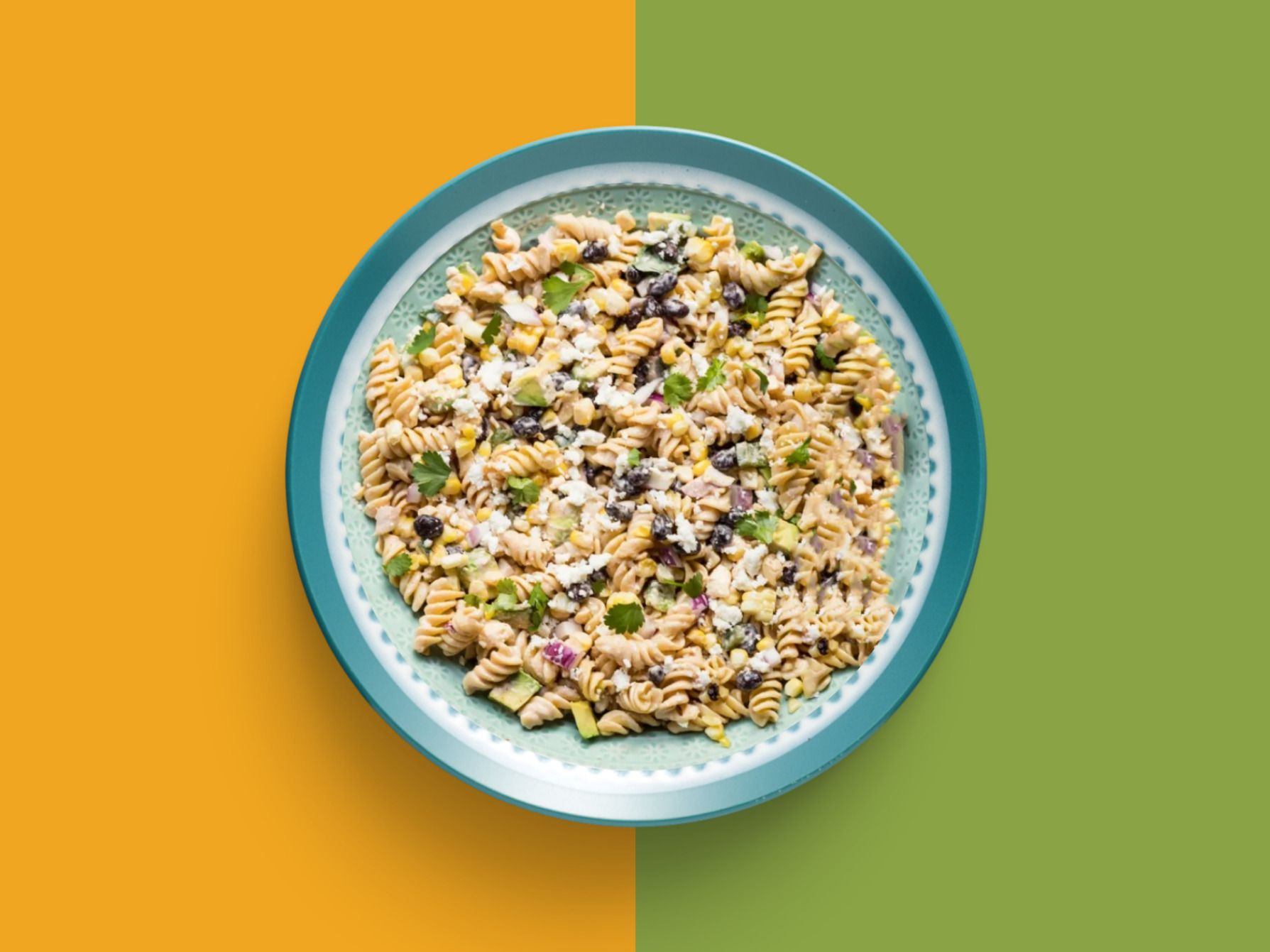 Mexican Chicken Corn Pasta Salad