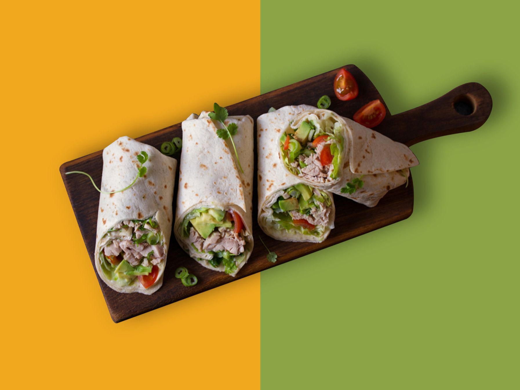 Chicken Caesar Turkey Wrap