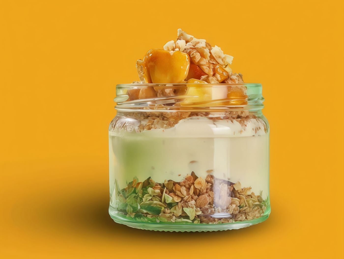 Granola Apple Pie Jar