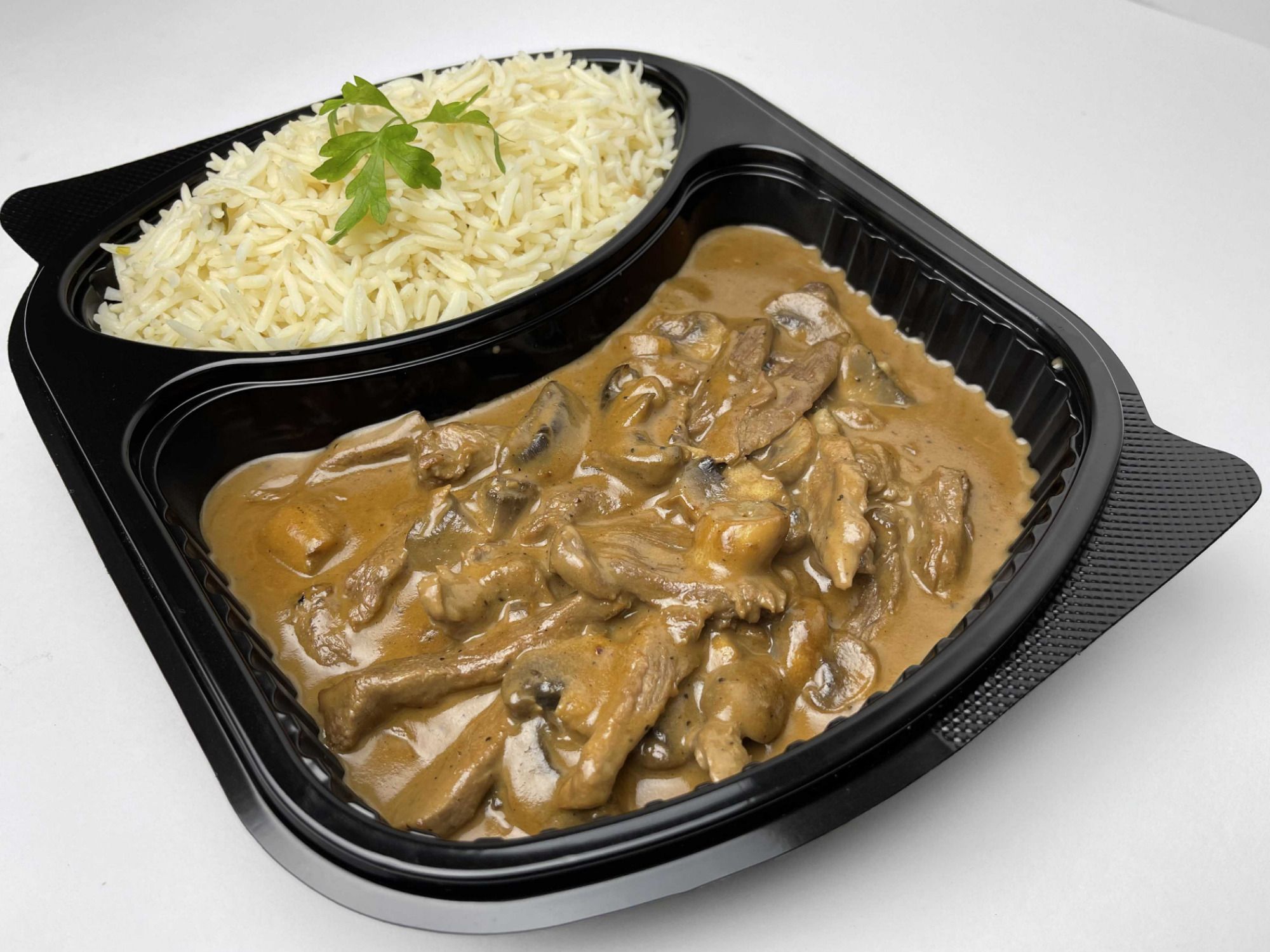Beef Stroganoff With Mushroom Russian Sauce