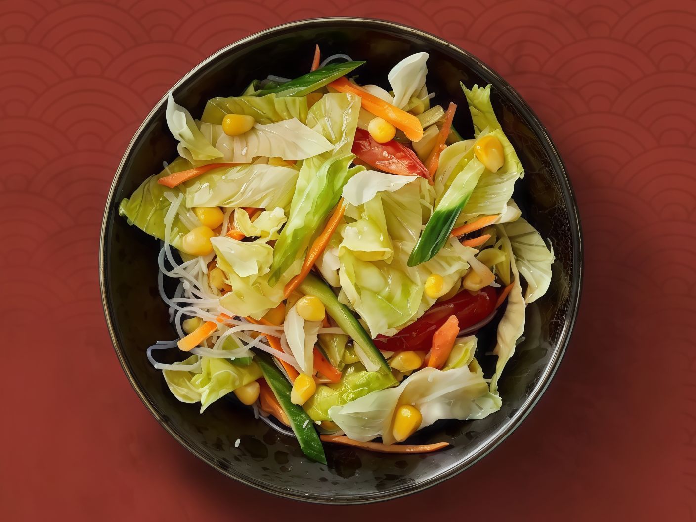 Thai Vegetables With Glass Noodles Salad
