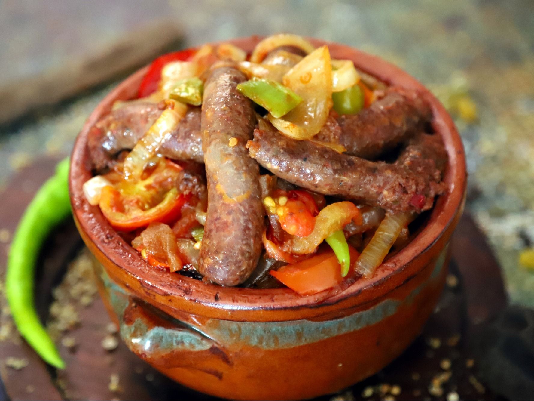 Oriental Sausage Casserole