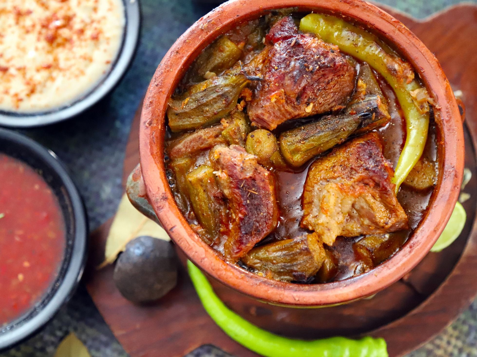Okra Tagine with Meat