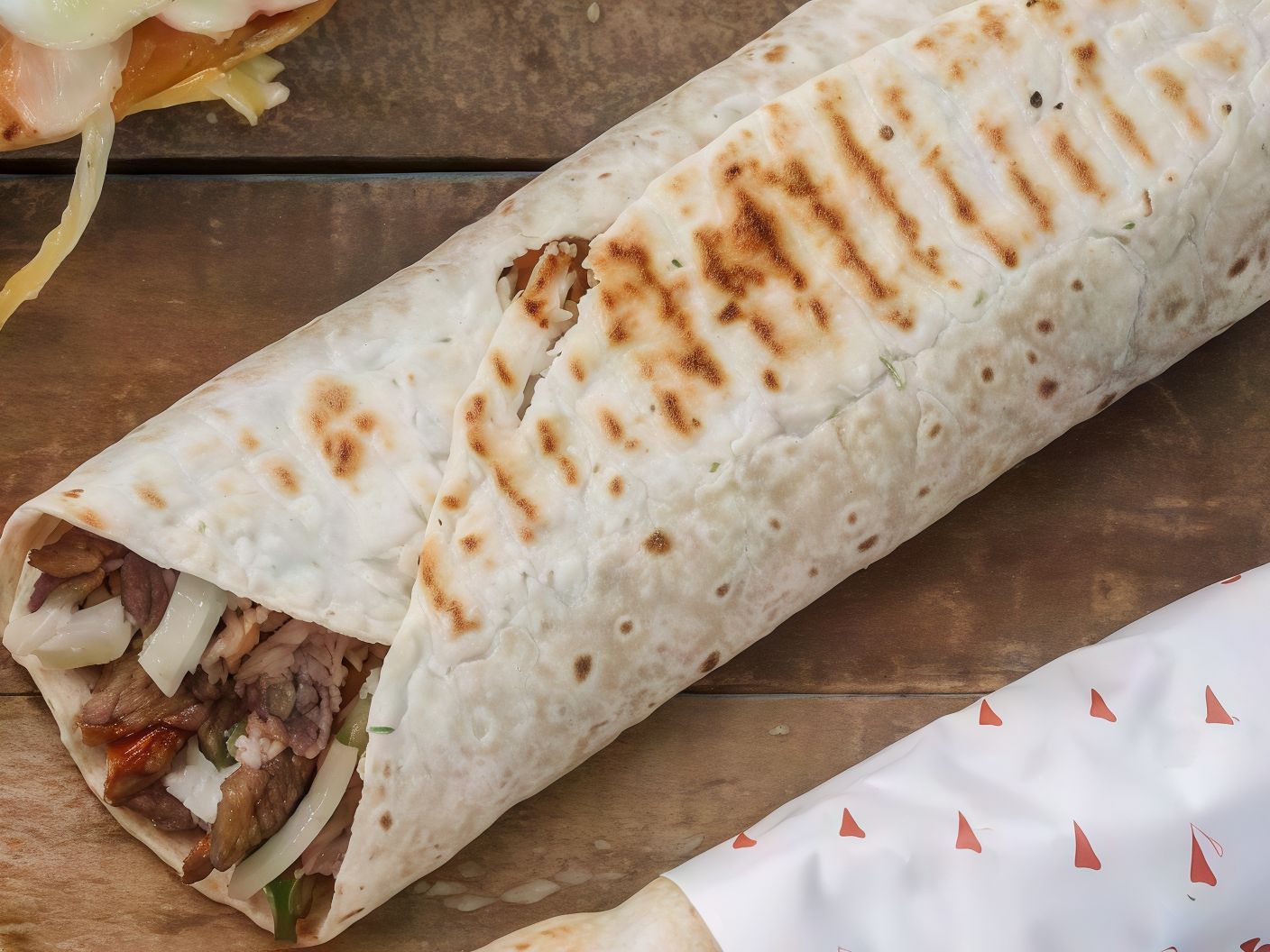 Meat Shawerma Tortilla Saroukh