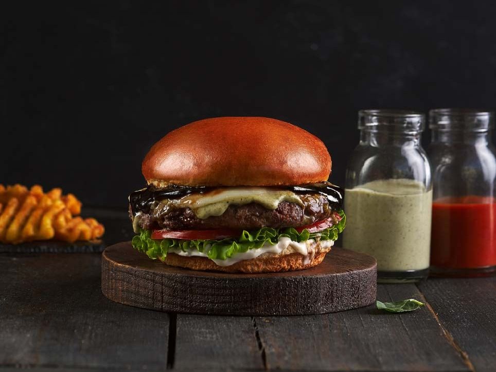 Bazel Burger Sandwich