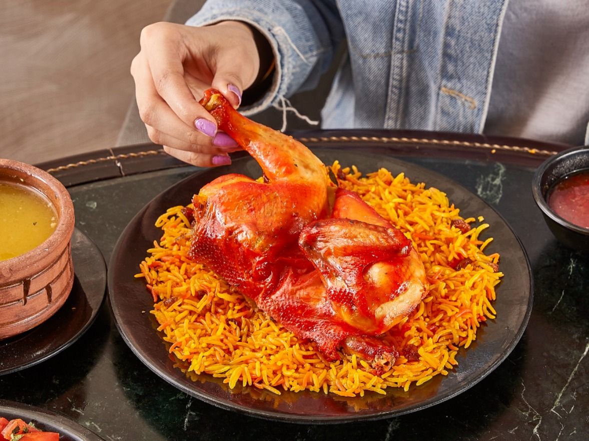 Half Chicken Mandi