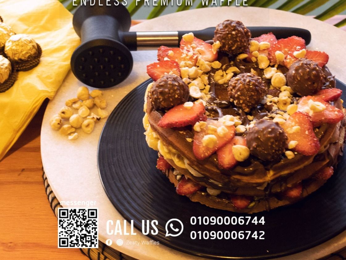 Classic Frerro Rocher Chocolate Waffle Tart