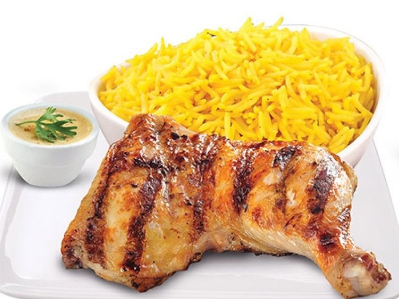 quarter Chicken thigh meal