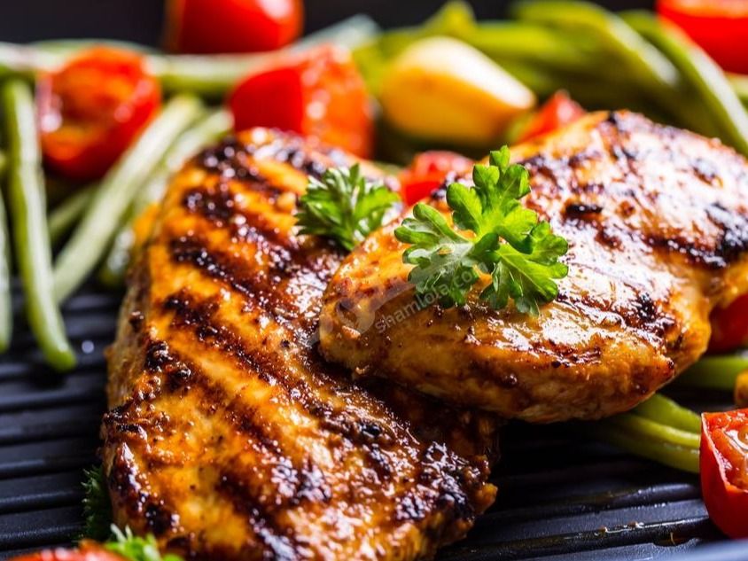 healthy chicken breast meal