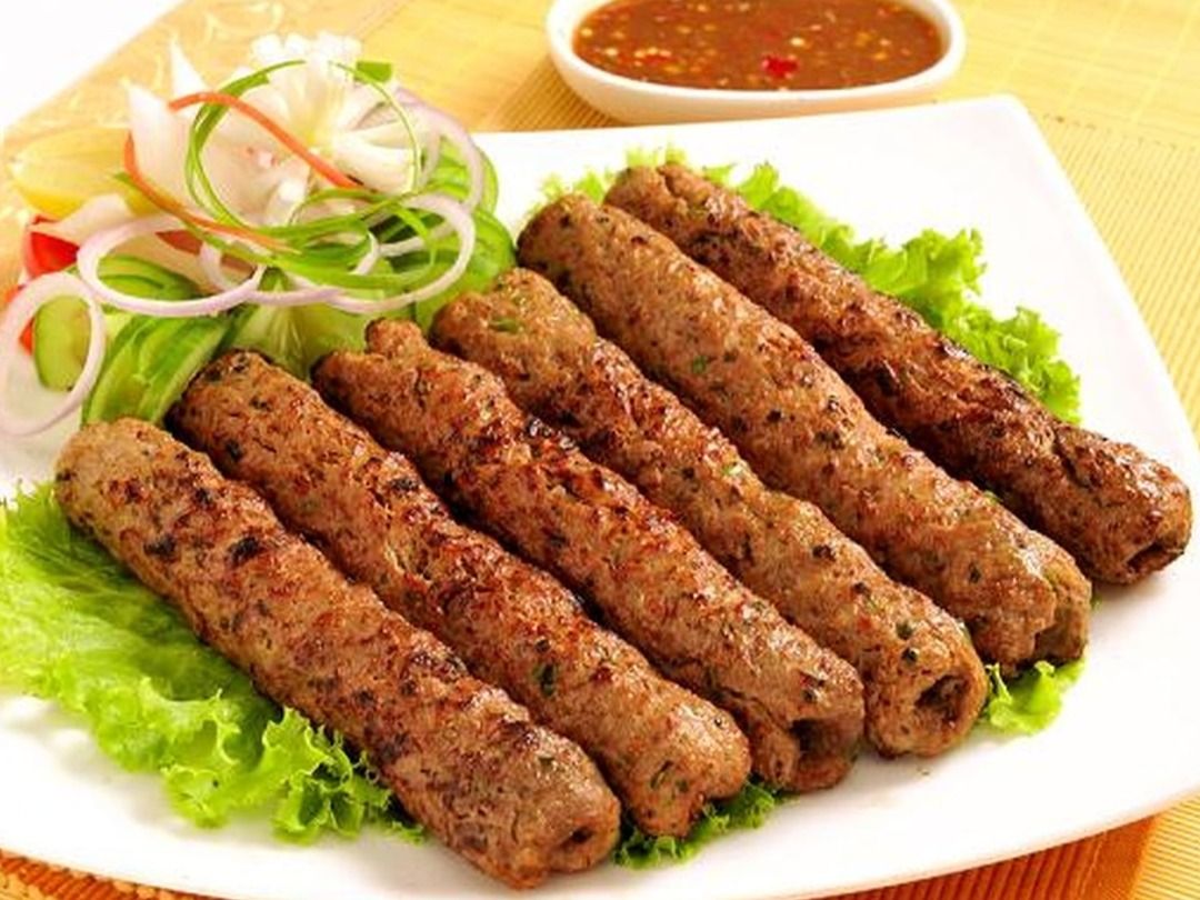 Healthy Grilled Kofta Meal