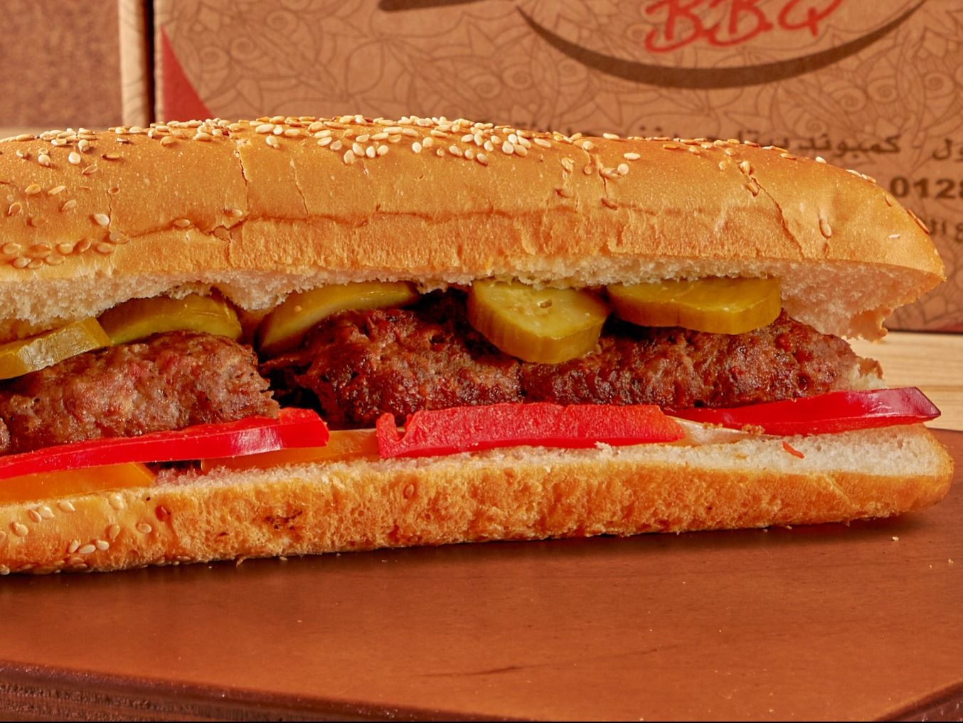 Meat Kofta Sandwich