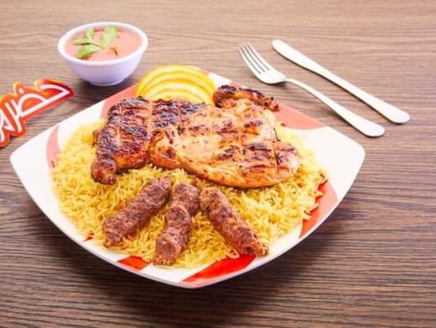 Half Grilled Chicken With Kofta Meal