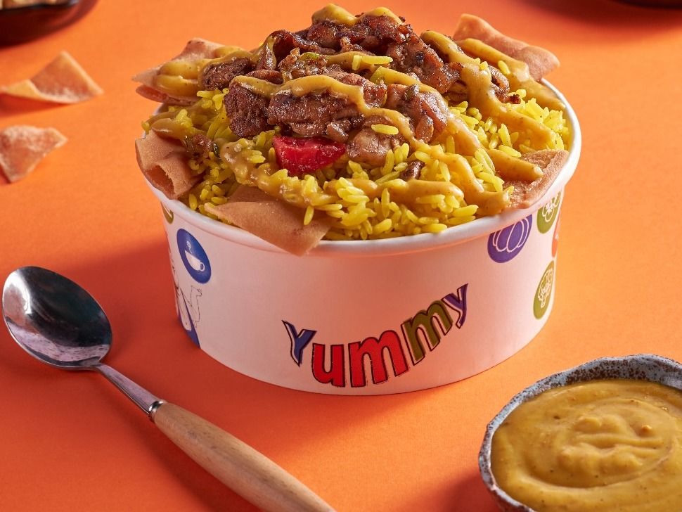 Greyji chicken fatteh
