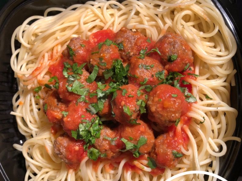 Meatballs Pasta