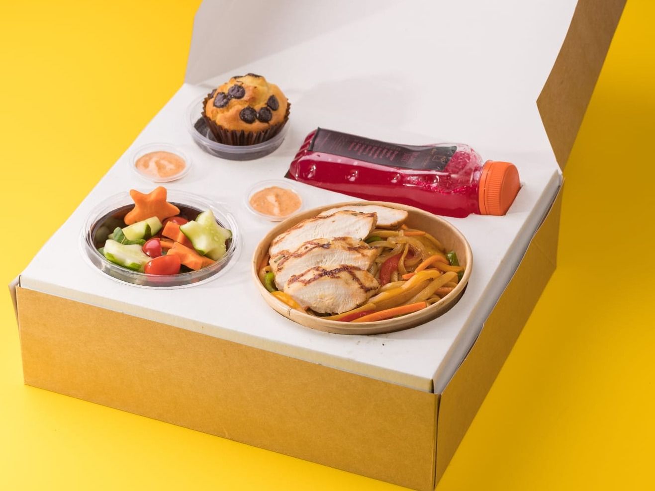 Kids Chicken Chinese Noodles Meal
