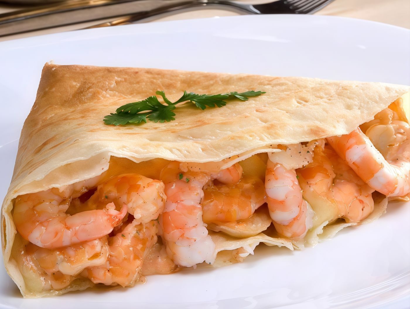 Shrimp Crepe