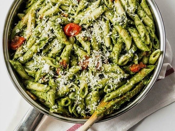 Basil and Chicken Pasta