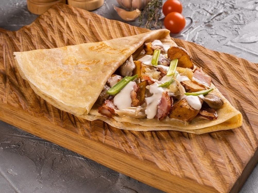 Hot Dog Crepe