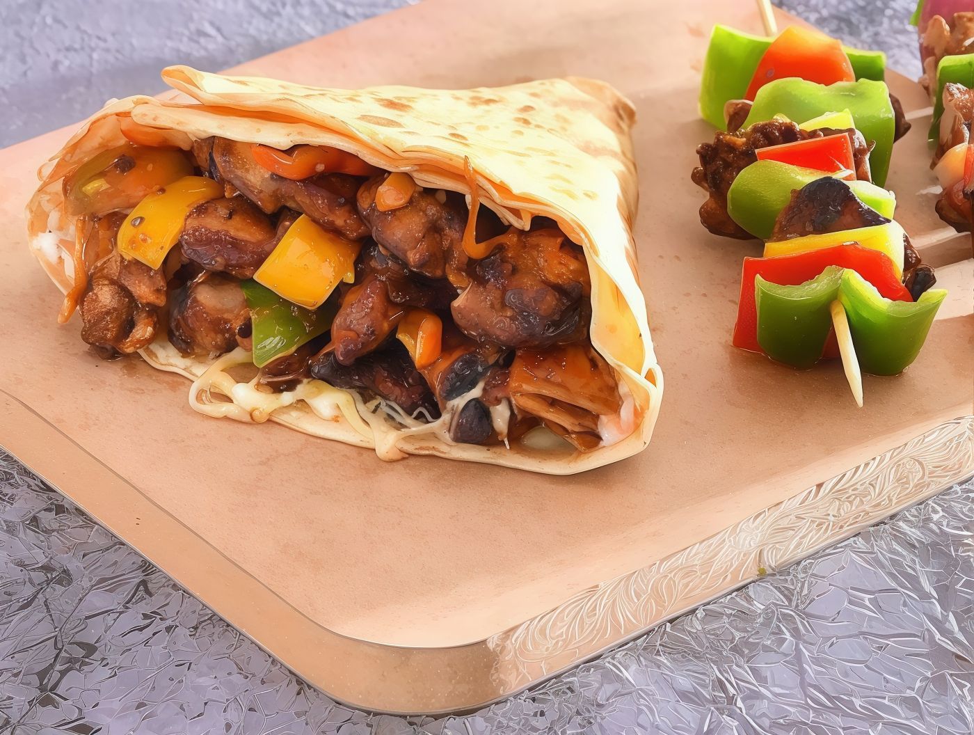 Shish Tawook Crepe