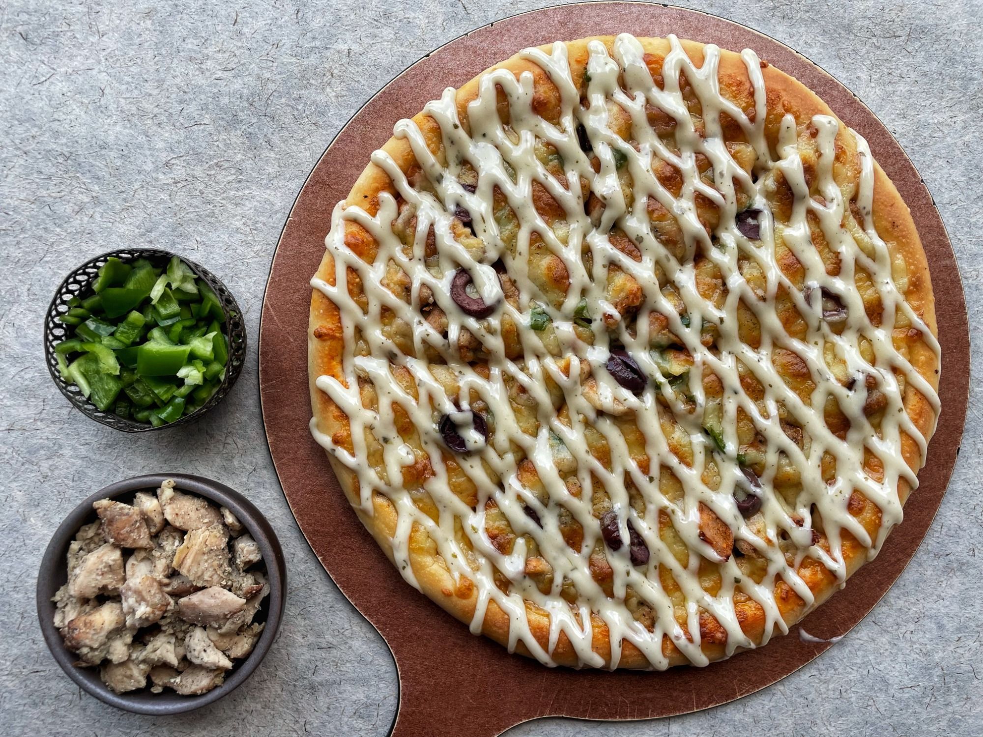 Chicken Ranch Pizza italian