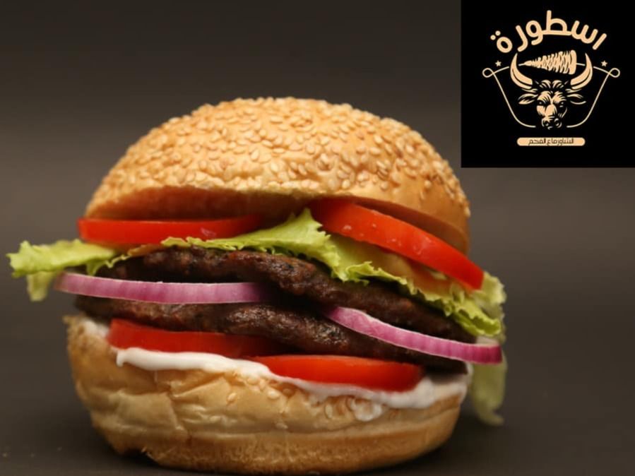 Charcoal Grilled Cheese Burger Sandwich
