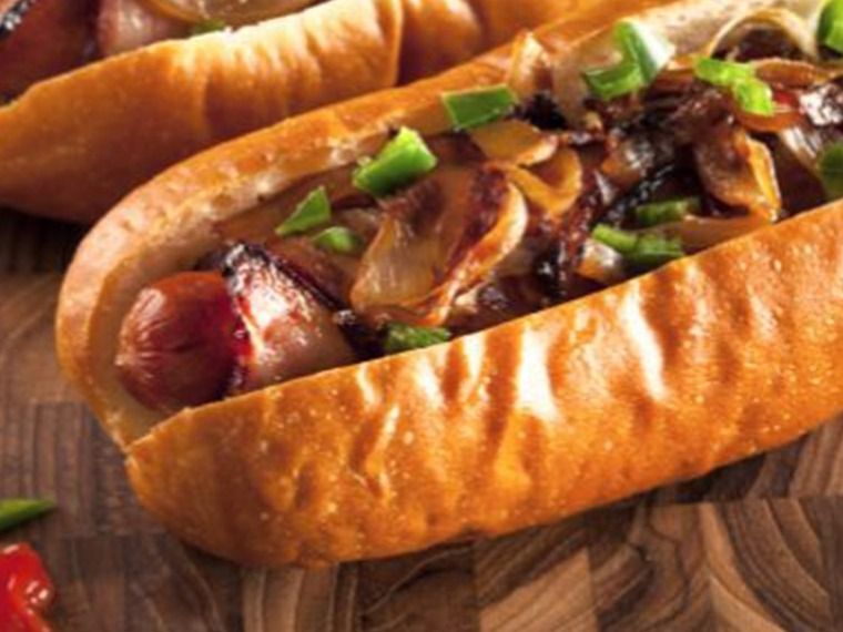 Large sausage sandwich