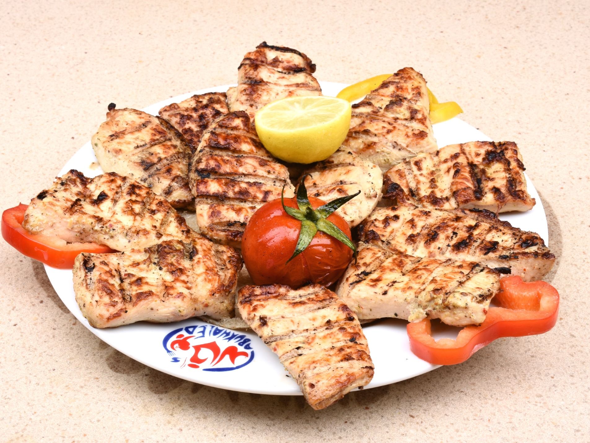 Grilled pane 3/4