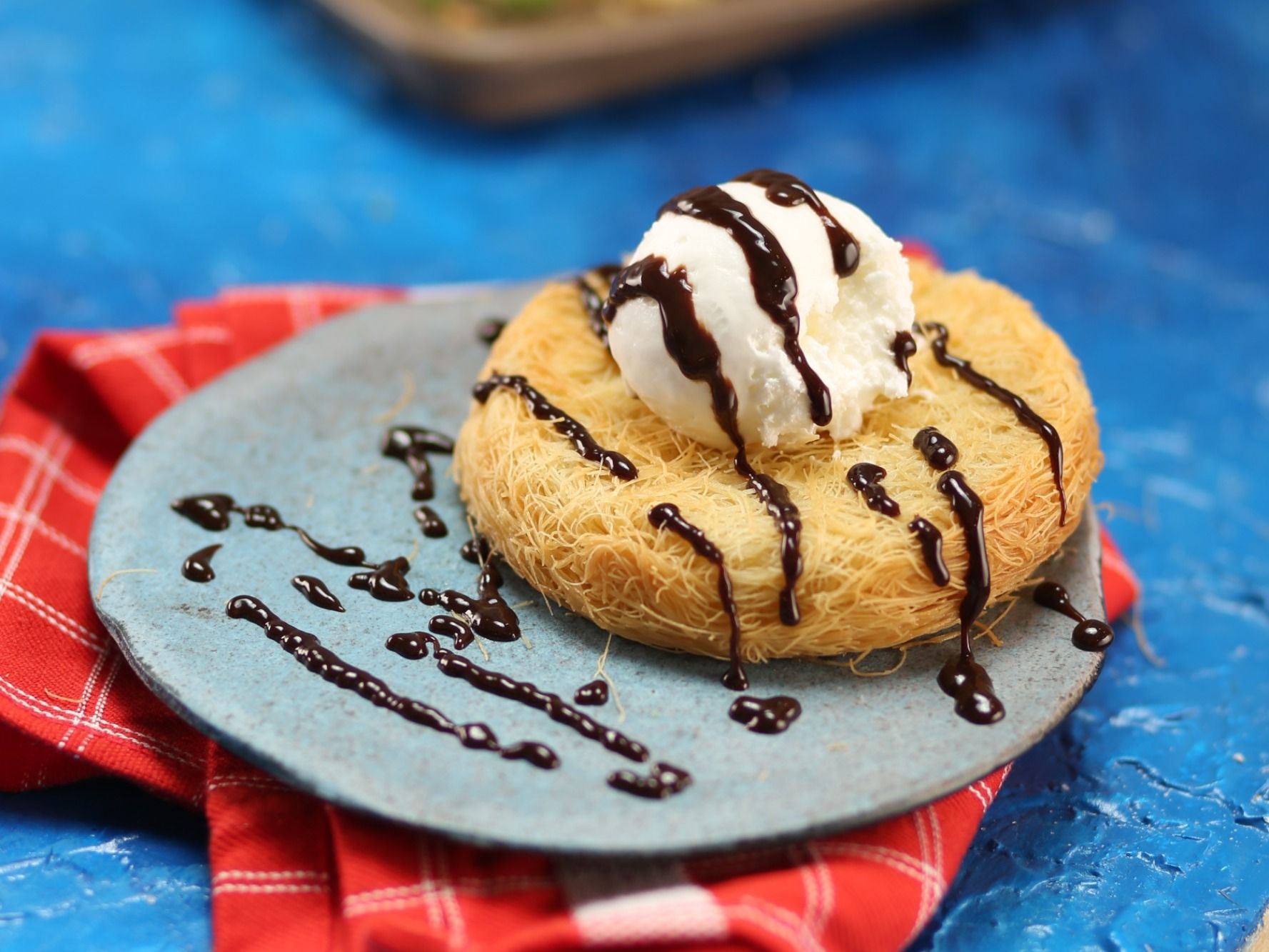 Konafa With Ice Cream