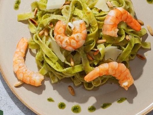 Pesto Fettuccine Pasta