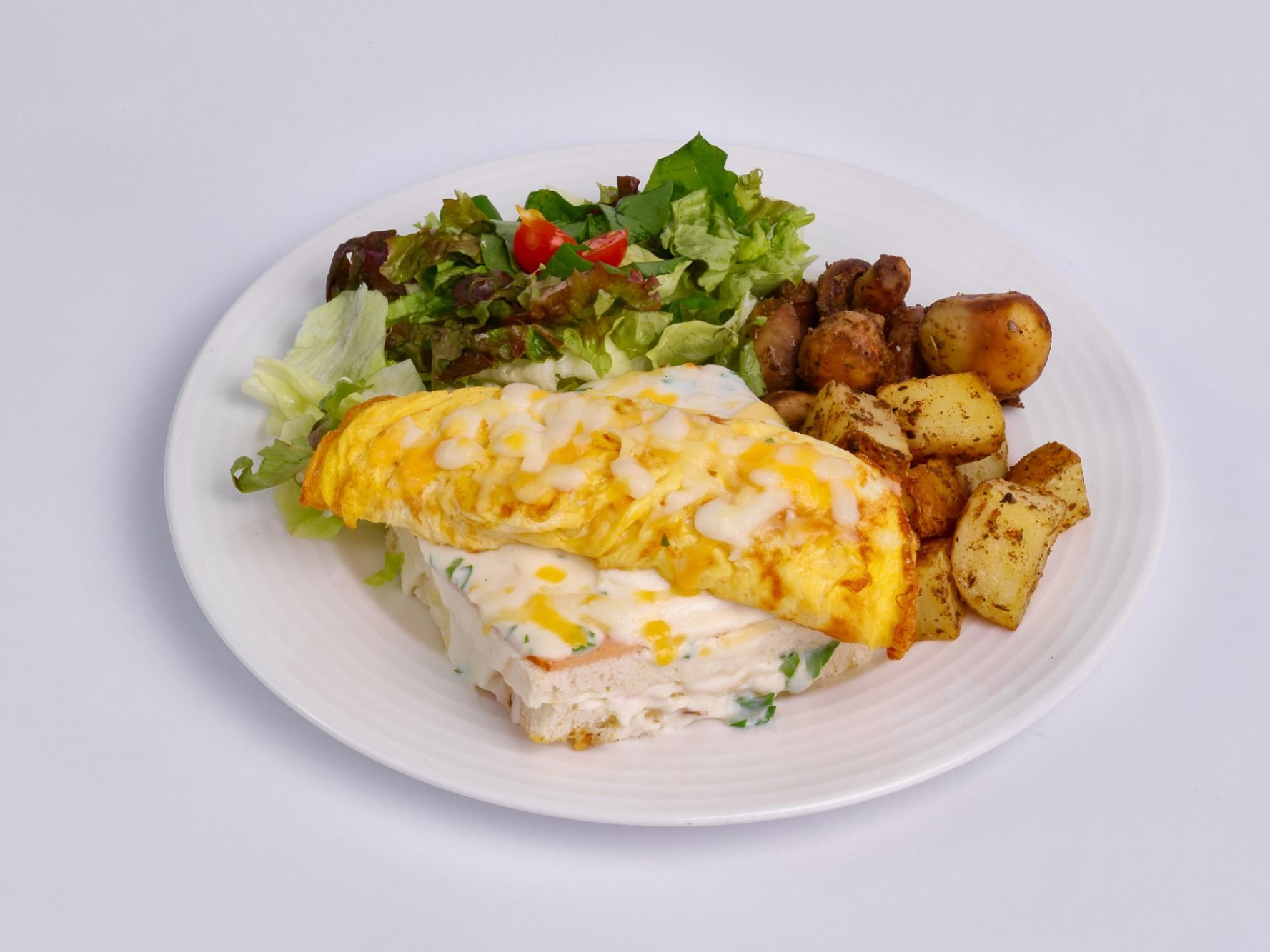 Croque Madame Omelette