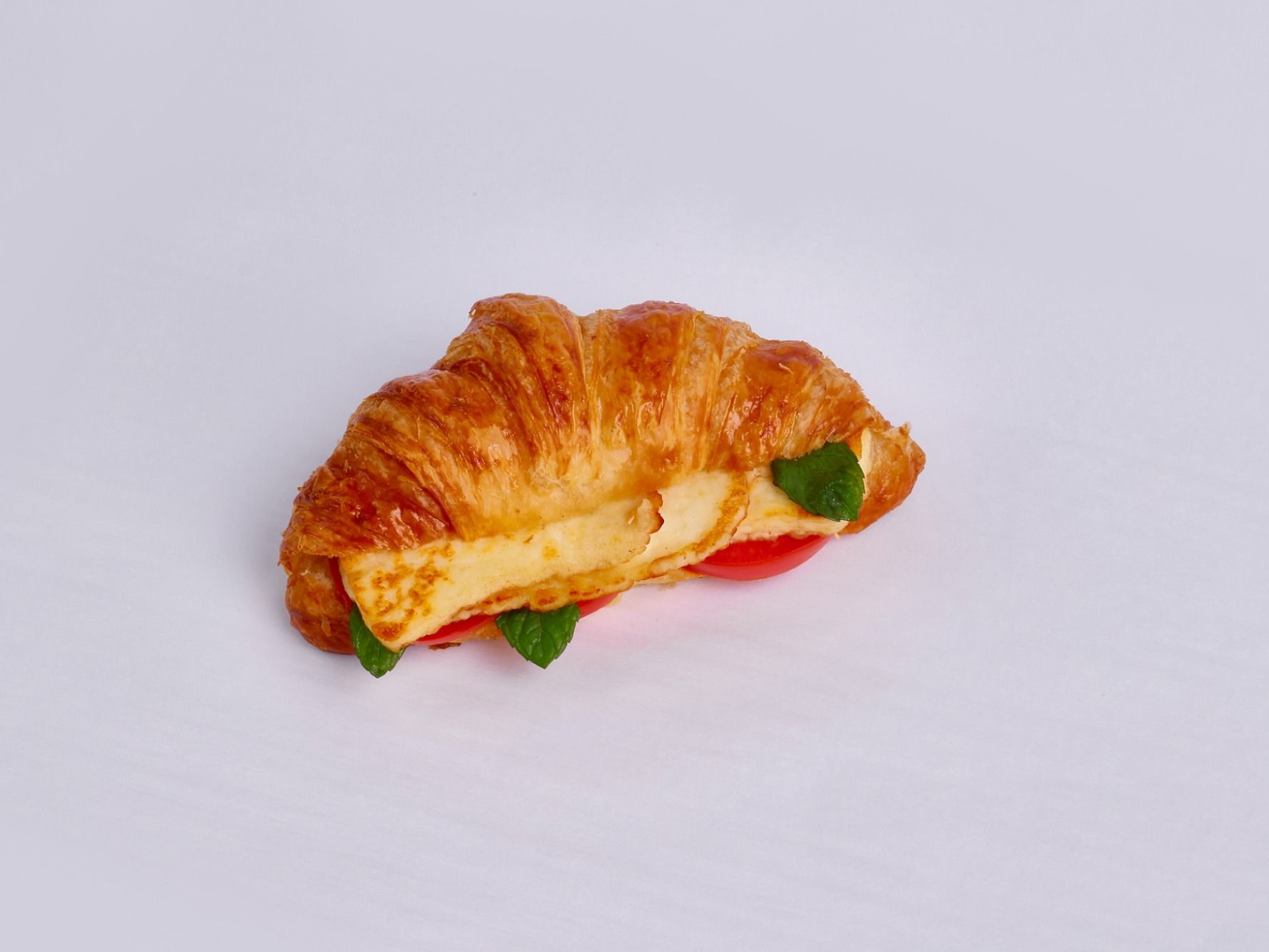 Halloumi Croissant Sandwich