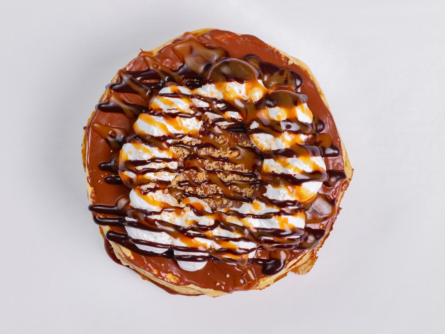 Chocolate And Banana Pancake