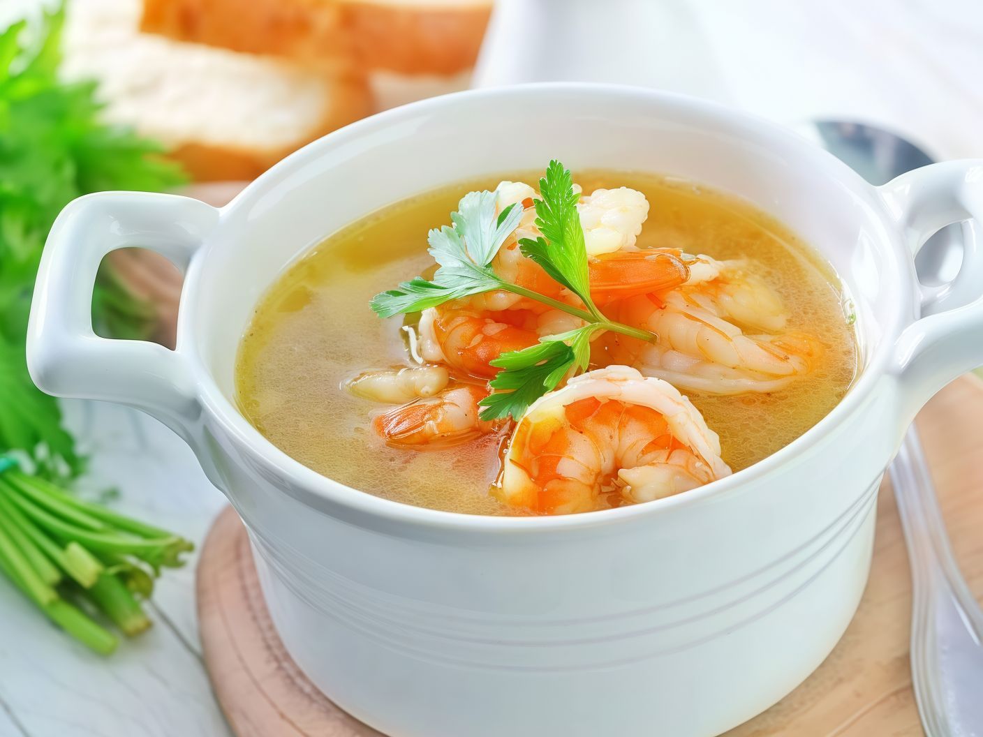 Shrimp With Peel Soup