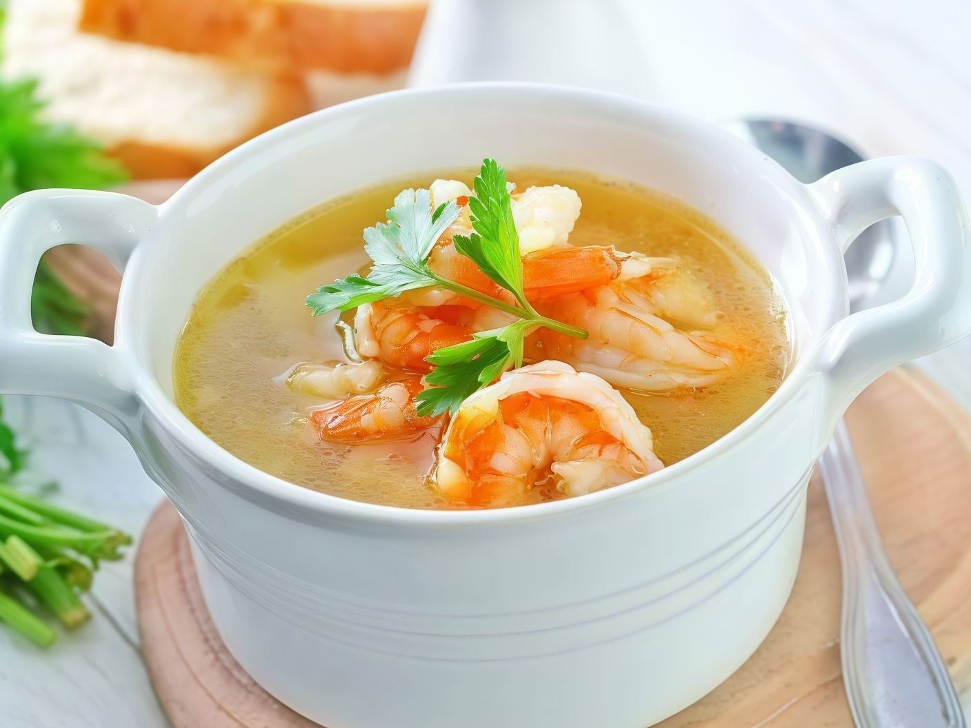 Shrimp With Peel Soup