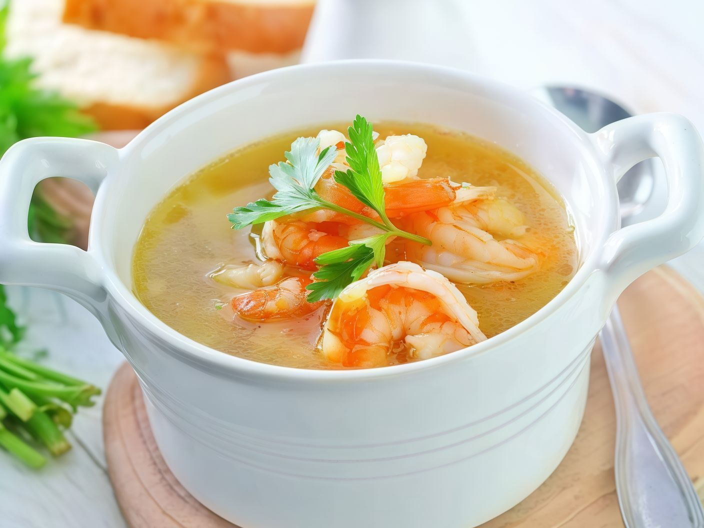 Shrimp With Peel Soup