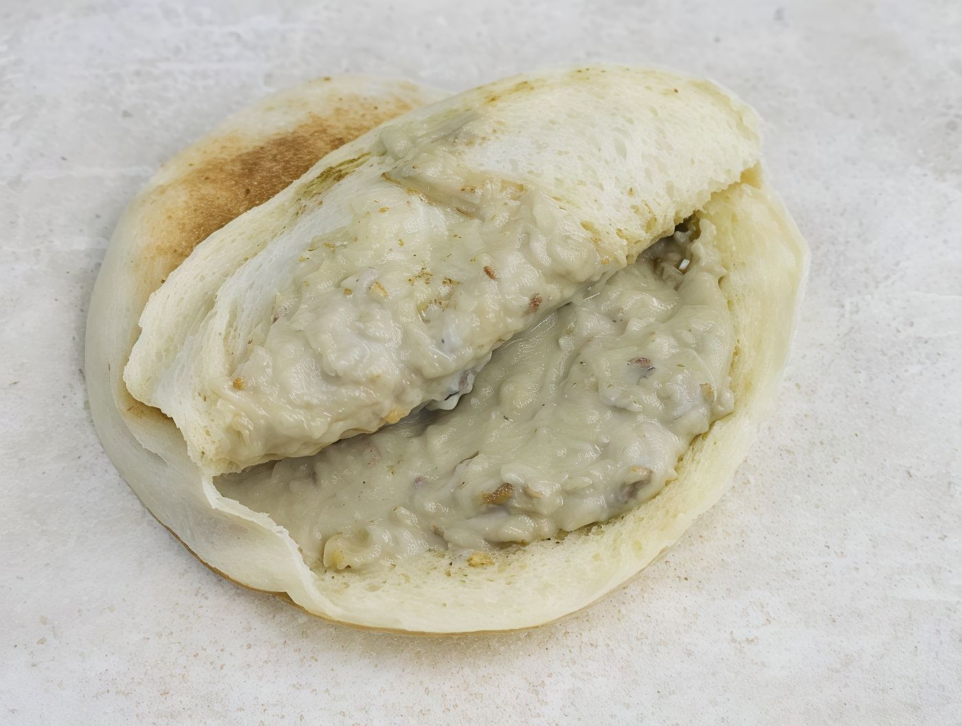 Baba Ghannoug sandwich